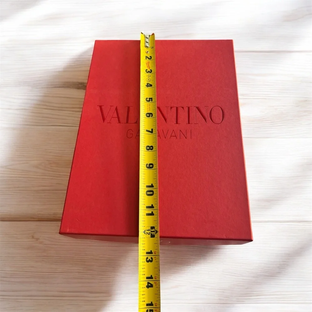 Valentino Garavani White and Red Dust Bags and Box Set